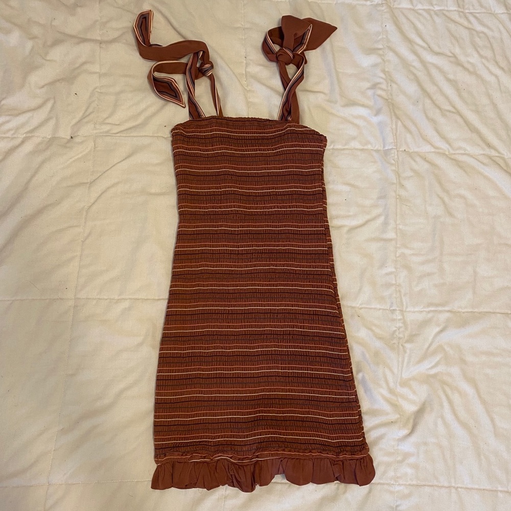Stretchy rainbow stripe dress! 💝